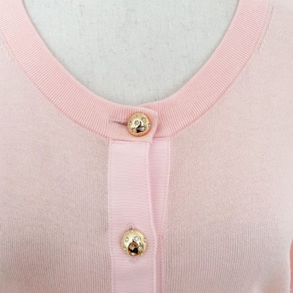 KATE SPADE Pink Lightweight Cardigan Sweater - Picture 6 of 6